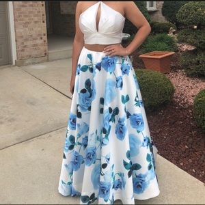 Floral full length dress